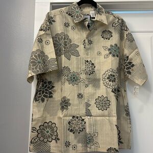 NWT Ki Design aloha shirt